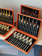 24-Piece Stainless Steel Cutlery Set Gift Box