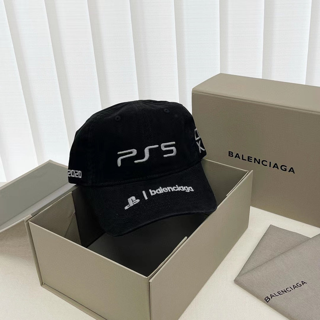 Balenciaga  Gamer Cap In Black Hat Accessories #3626
