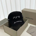 Balenciaga  Gamer Cap In Black Hat Accessories #3626
