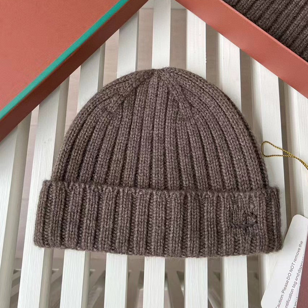 Loro Piana Cashmere Knit Hat Scarf Set #6664