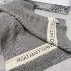 Dior WHITE Knitted Hat Scarf Two-Piece Set #21981