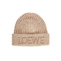 Loewe Men's and Women's Logo Letter Embroidered Ribbed Knit Fleece Cap Hat #97697
