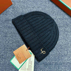 Loro Piana Gorro Cachemira Logo Hat #334048