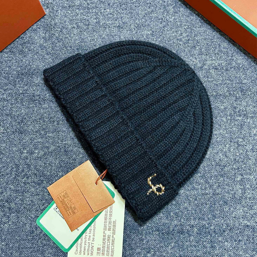 Loro Piana Gorro Cachemira Logo Hat #334048