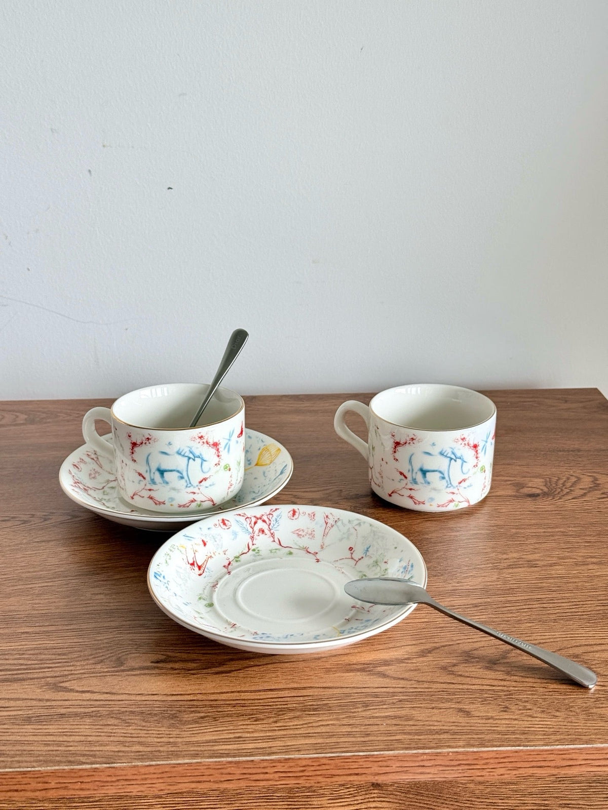 Maison Cabinet de Curiosités Porcelain Coffee Cup & Saucer Set