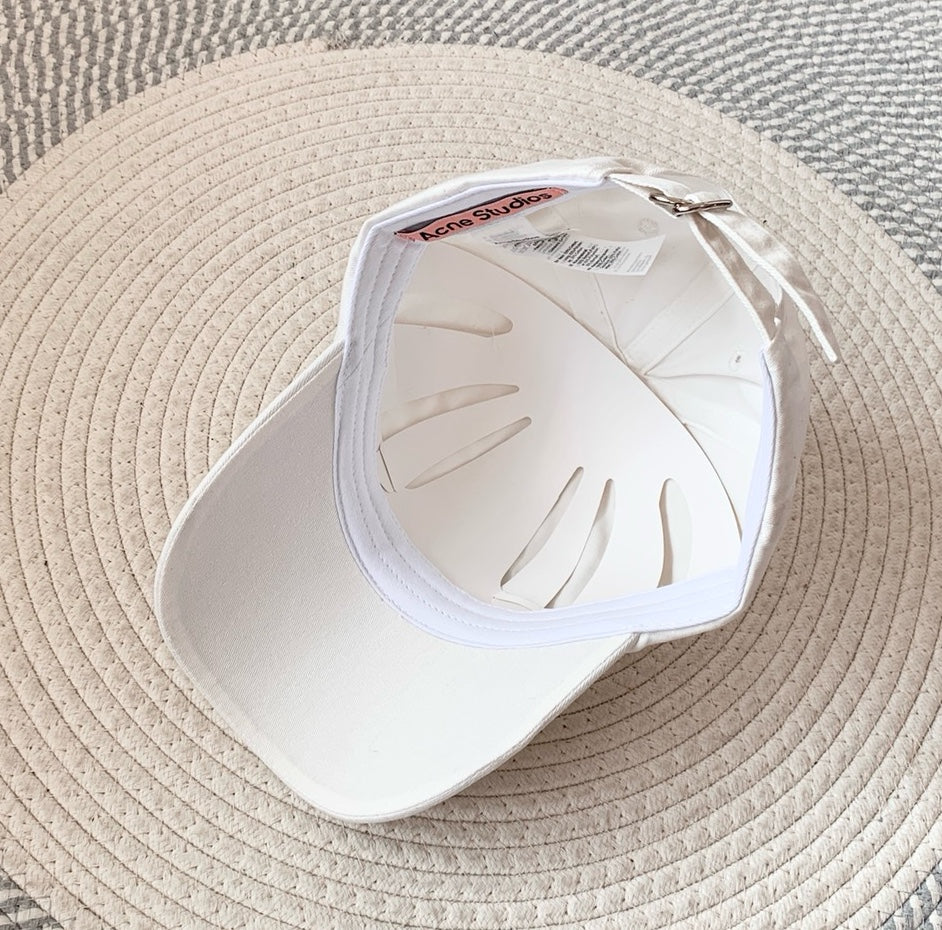 Acne Studios Men's And Women's Solid Color Embroidered Letter Print Cotton Baseball Cap Hat #77755