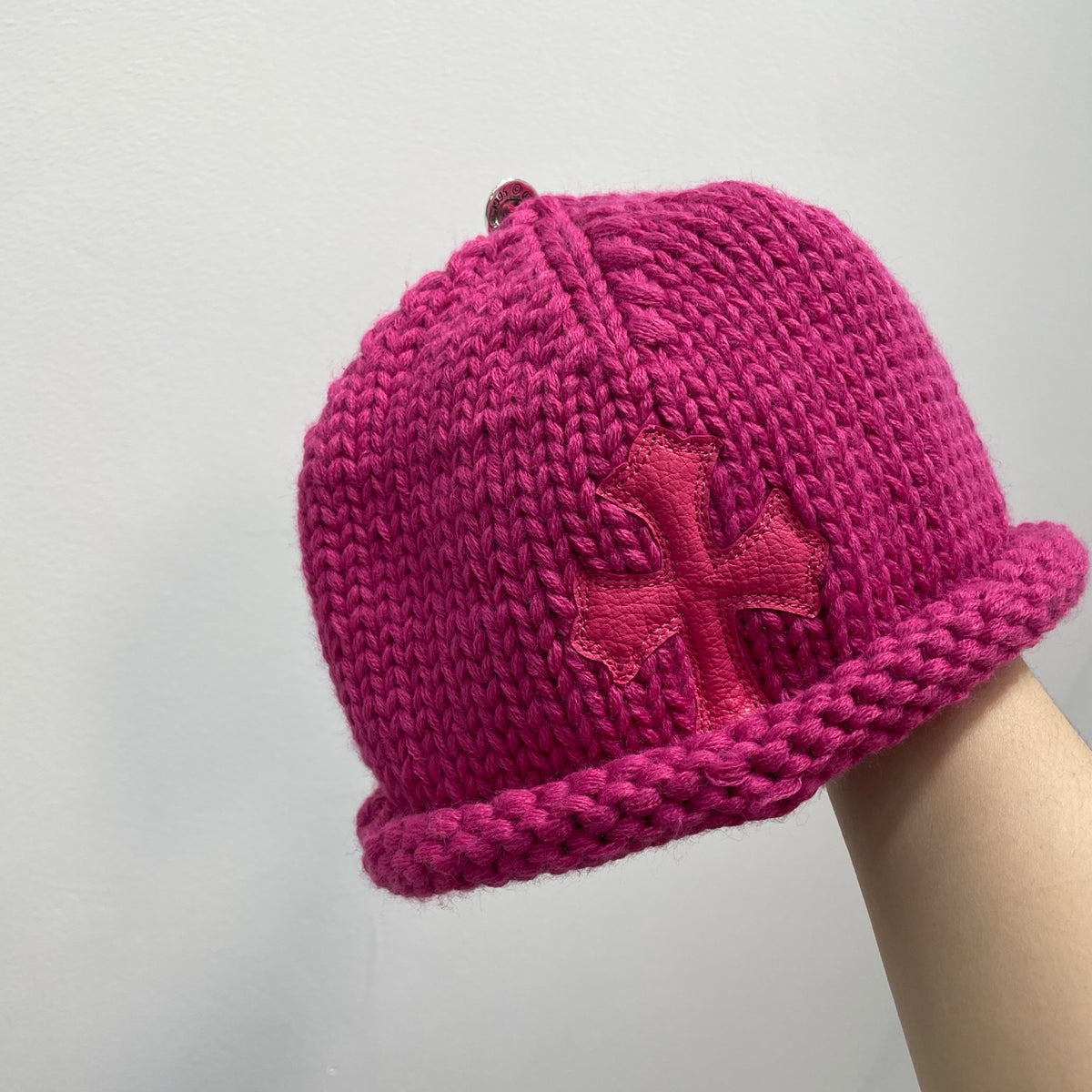 Chrome Hearts Cowhide Cross Thick Needle Cold Hat #334409