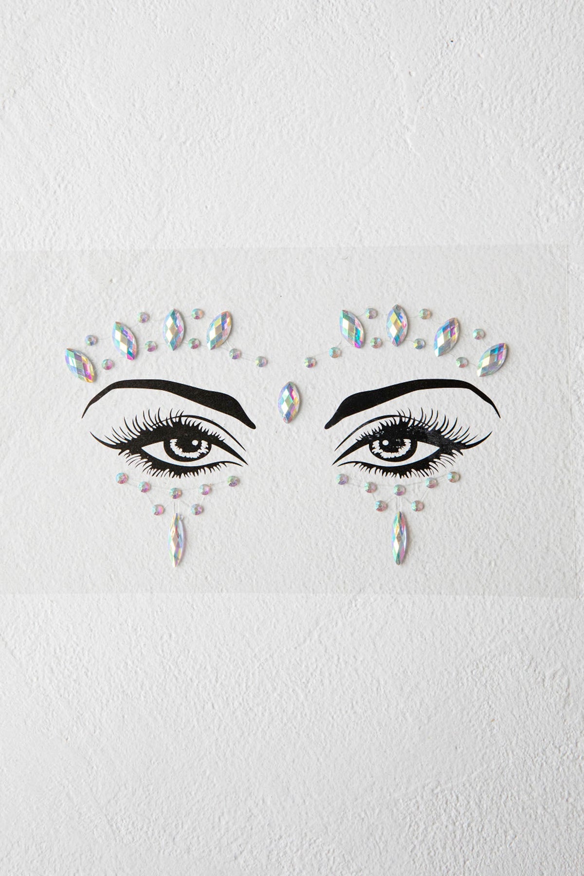 Electric Nights Face Jewels Multi C