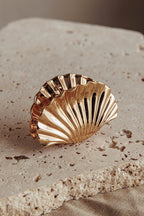 Palm Beach Shell Clip Gold