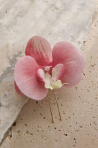 Orchid Hair Pin Fuchsia