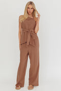 Eniola Drawstring Pants Chocolate