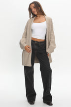 Jinnica Long Knit Cardigan Oat