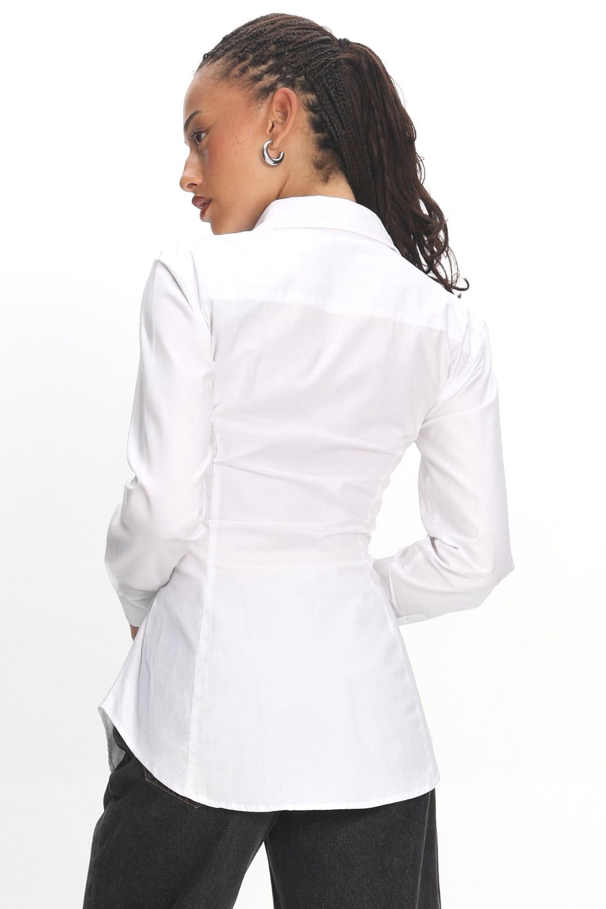 LIONESS Naomi Shirt Porcelain