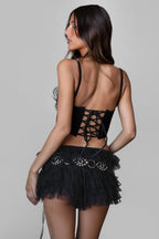 Frilli Tulle Lace Bloomer Shorts