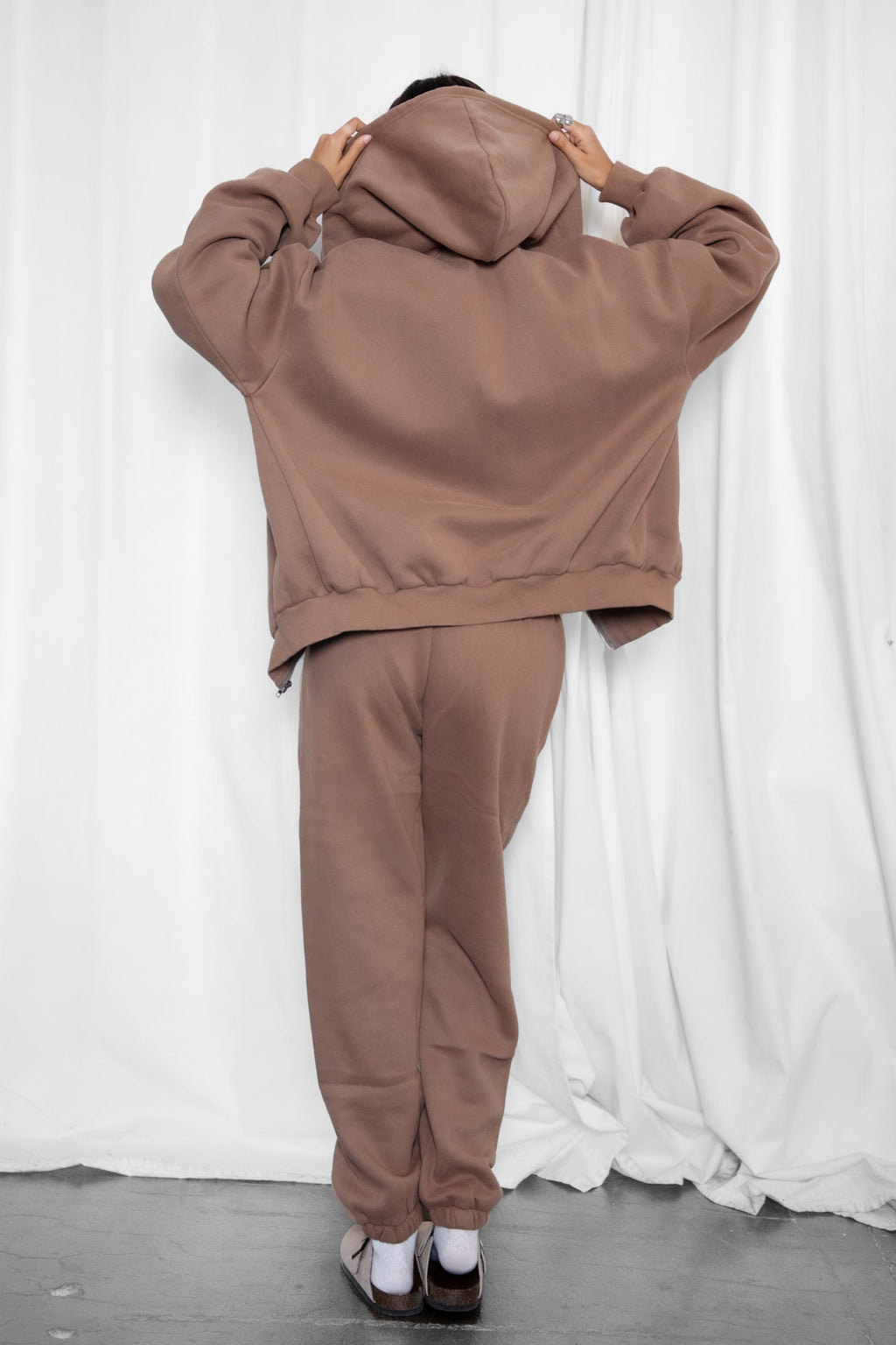DOVE PLUS SIZE Plush Fleece High Waist Sweatpants