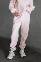 DOVE Plush Fleece High Waist Sweatpants