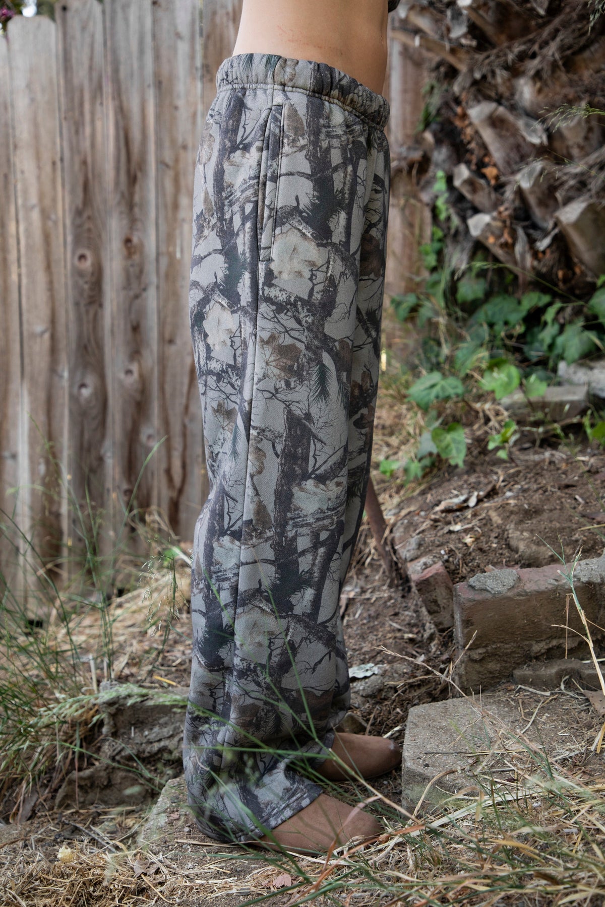 ELK Woodland Camo Cloud Fleece Wide Leg Sweatpants