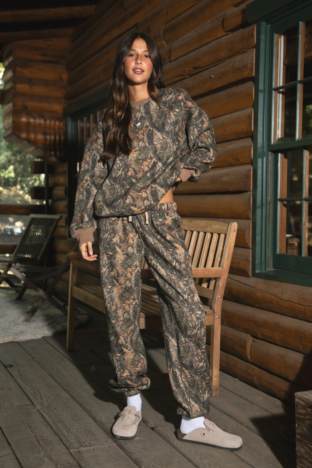 BAYOU Dark Camo Cloud Fleece Jogger Sweatpants [Pre-order]