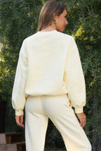 LANI Cloud Fleece Crew Neck Pullover Sweatshirt