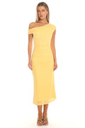 Something About You One-Shoulder Midi Dress Butter