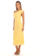 Something About You One-Shoulder Midi Dress Butter
