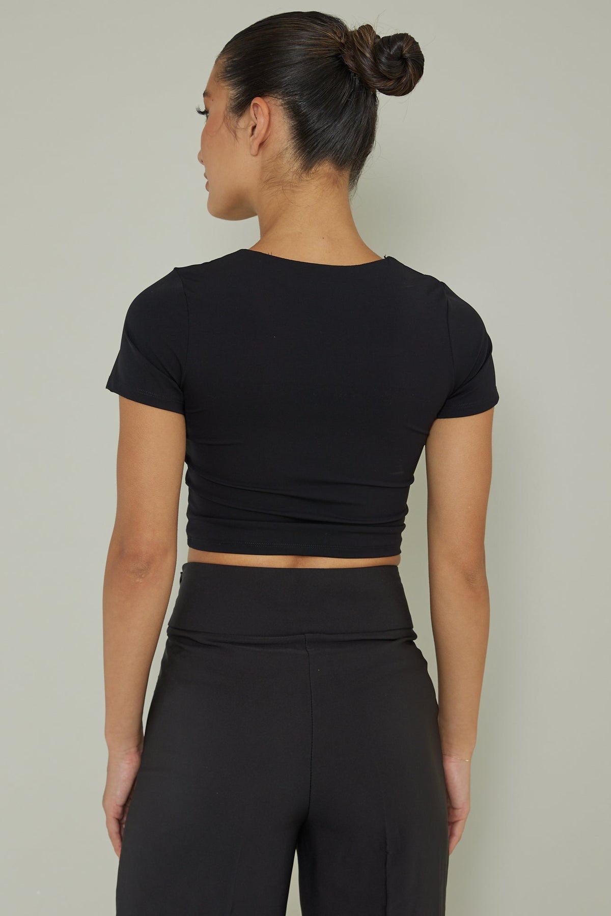 Grammercy Short Sleeve Top Black