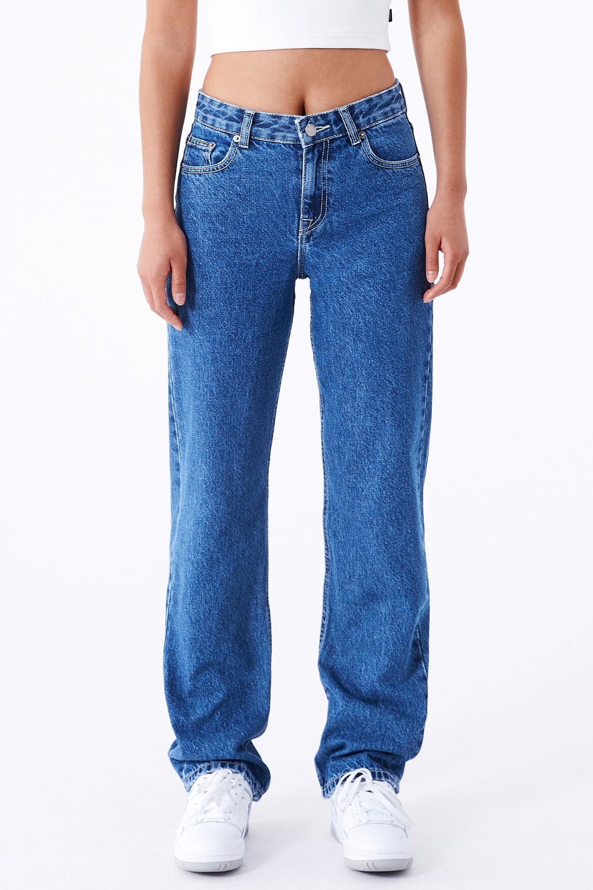 DR DENIM Arch Jeans Pebble Mid Stone