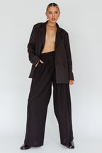 Sloan Side Pocket Trouser Pants Black