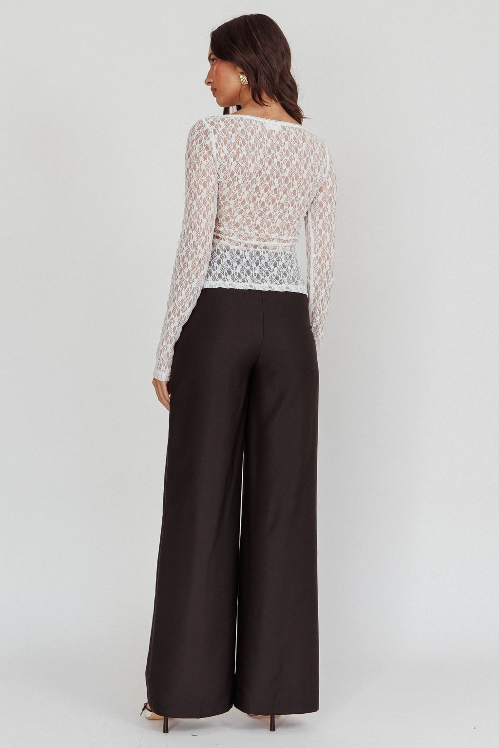 Nights Dream Wide Leg Pants Black