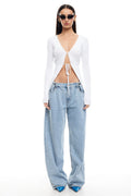 LIONESS She's All That Jeans Washed Blue