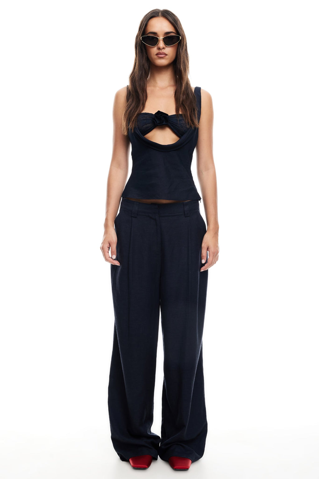 LIONESS La Quinta Pants Navy