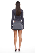 LIONESS Ivy League Top Charcoal