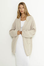 SNDYS Essie Cardigan Mushroom