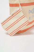 SUNNYLiFE Carryall Beach Bag De Playa Coral Utopia