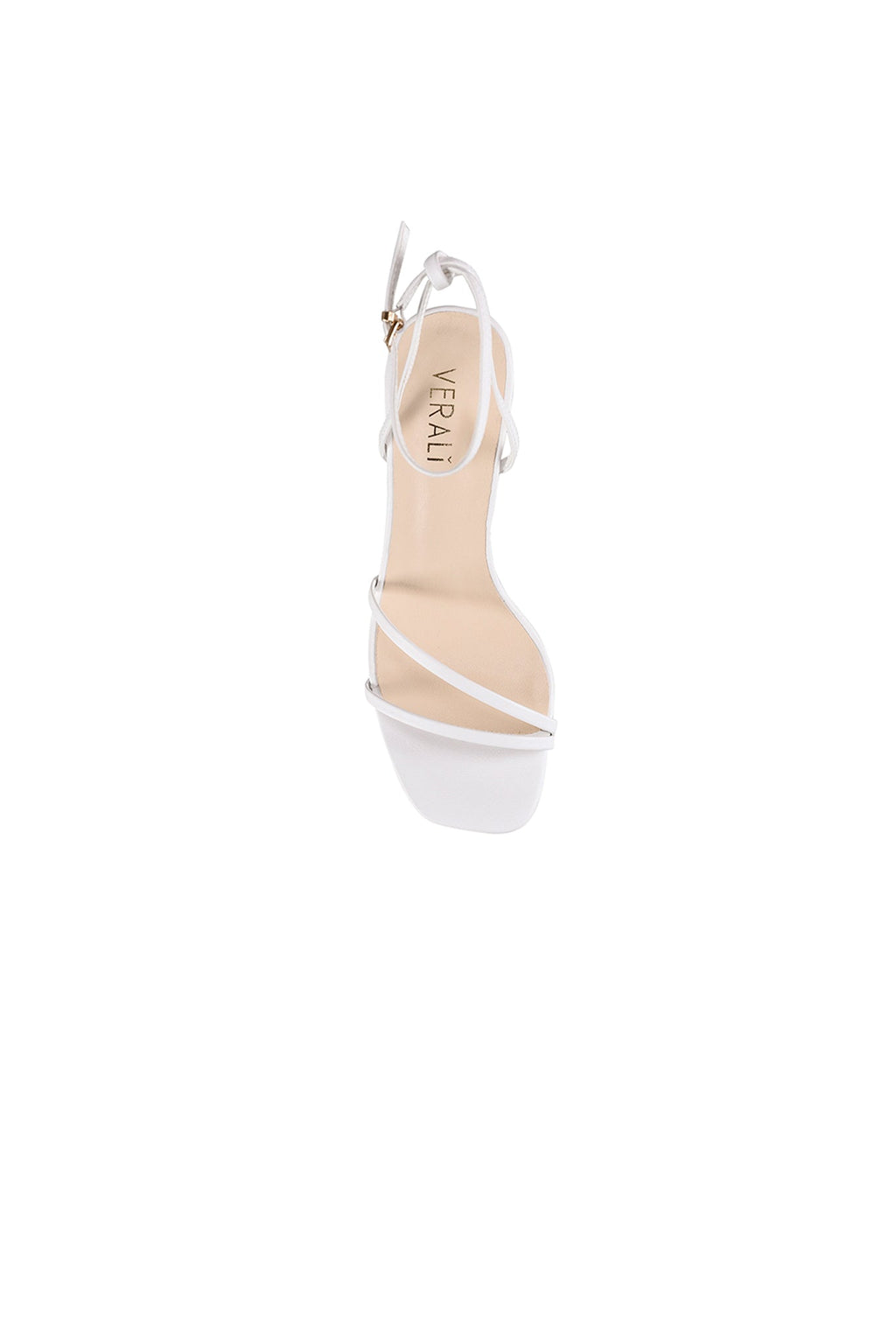 VERALi Kimmy Slim Strappy Heels White Smooth