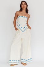 Sought After Wide-Leg Pocket Pants Oat