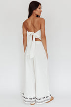 Sought After Wide-Leg Pocket Pants Off White