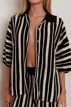 Influence Knit Relaxed Shirt Black