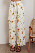 Sway Drawstring Pants Sunflower