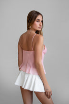 ANGEE Chiffon Babydoll Cami Top