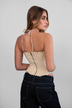 CLEMENTINE Embroidered Corset Top [Pre-order]