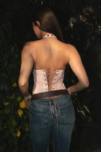 Halter Neck With Dual Back Button Closure