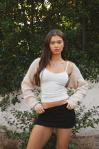 FLUFF Shrug Style Crop Cardigan Bolero