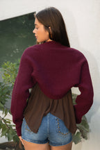 FLUFF Shrug Style Crop Cardigan Bolero