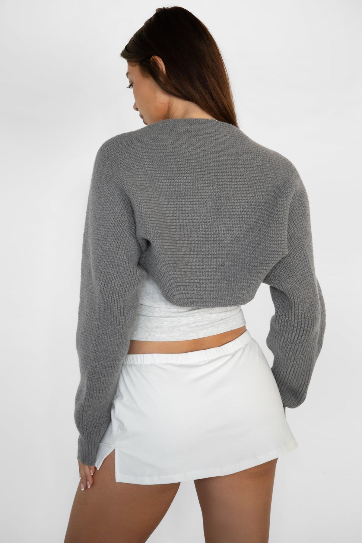 FLUFF Shrug Style Crop Cardigan Bolero