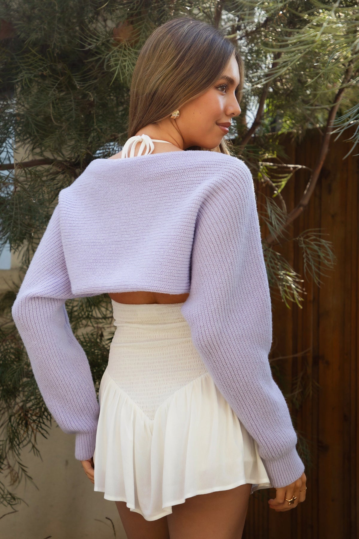 FLUFF Shrug Style Crop Cardigan Bolero