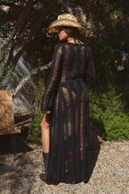 Breeze Distressed Ladder Knit Cover Up