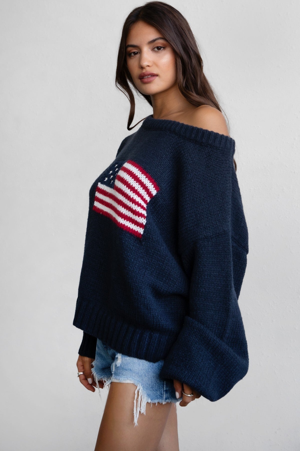 BRANDI Off The Shoulder Sweater