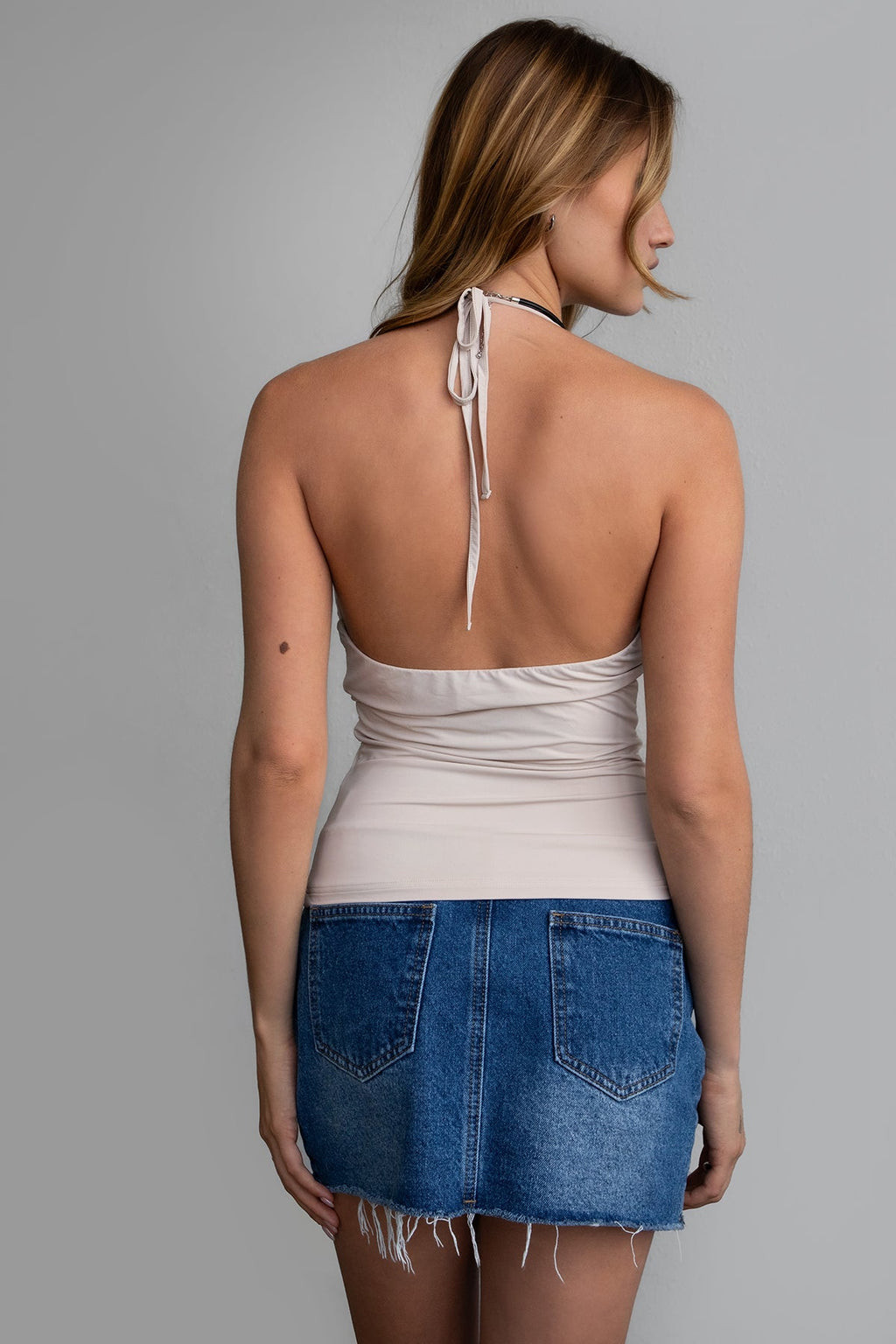 Elly Core Basic Halter Cami Top