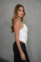 Jaina Stretch Poplin Cami Top